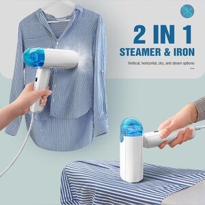TYY Travel Steamer for Clothes, Dual Voltage 100-240V Steamer Wrinkle Remover